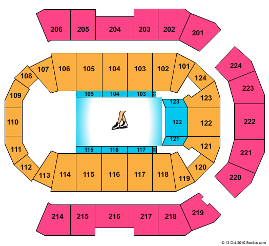 spokane arena seating chart disney on ice spokane arena disney on ice seating chart